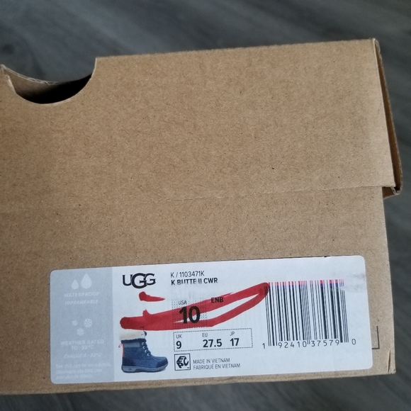 UGG Kids Butte II CWR Waterproof Boot - Picture 9 of 10